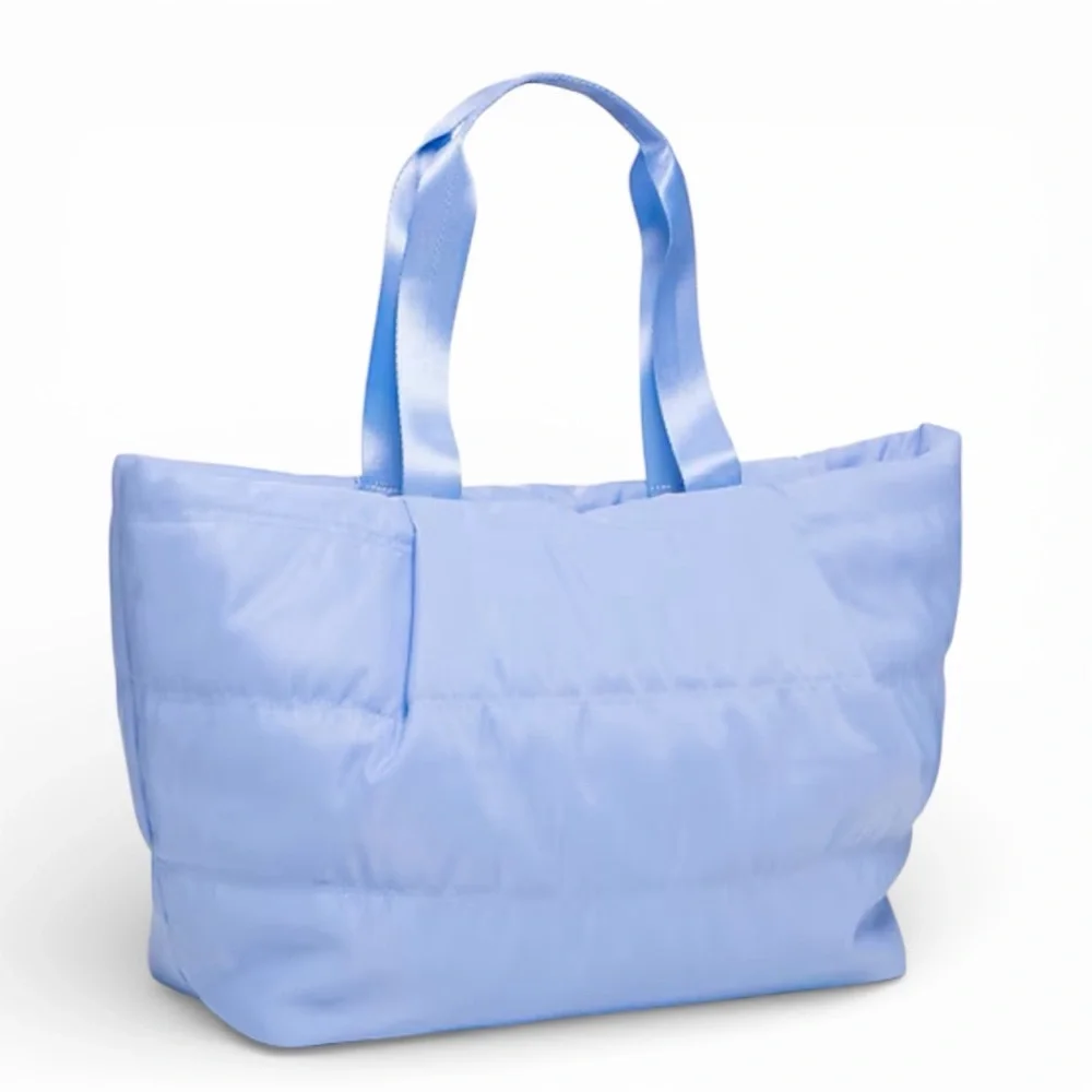 Old Navy Puff Active Tote Bag in Periwinkle NWT